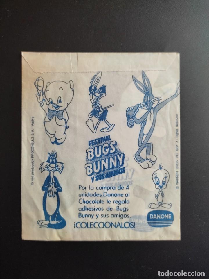 Coleccionismo: SOBRE CERRADO BUGS BUNNY DANONE - Foto 1