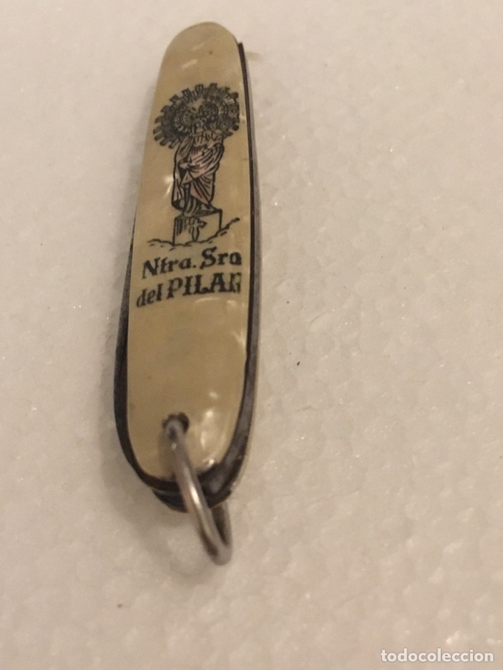 Coleccionismo: Navaja antigua virgen del Pilar