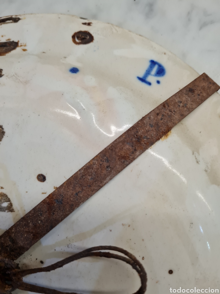Coleccionismo: Plato antiguo con firma - Foto 5