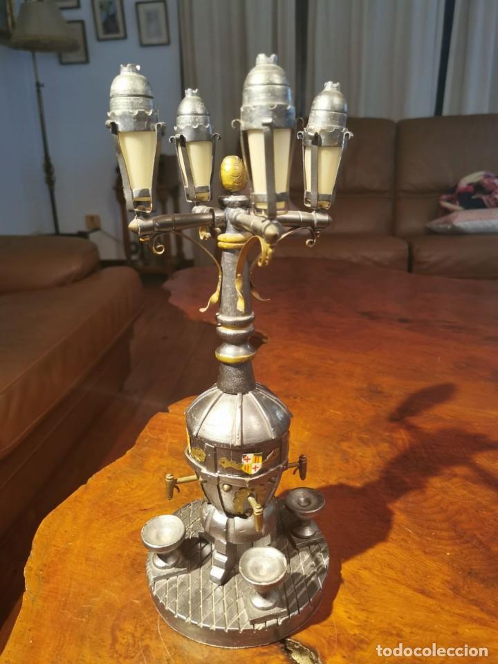 Sammeln: PRECIOSA MAQUETA EN MADERA Y LATON HECHA POR EVANISTA DE LA FUENTE DE CANALETAS 37 CM