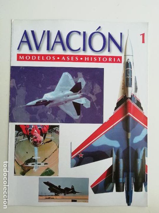 Coleccionismo: Folleto promocional Aviaci&oacute;n Modelos Ases Historia Coleccionable RBA