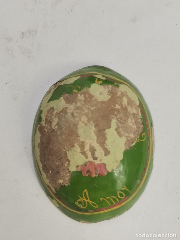 Coleccionismo: CUENCOS DE MADERA PINTADOS A MANO. - Foto 5