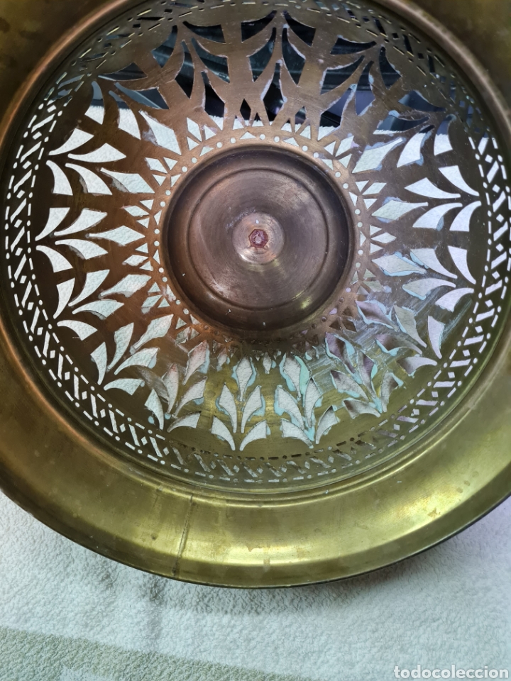 Coleccionismo: Antiguo brasero de bronze - Foto 4