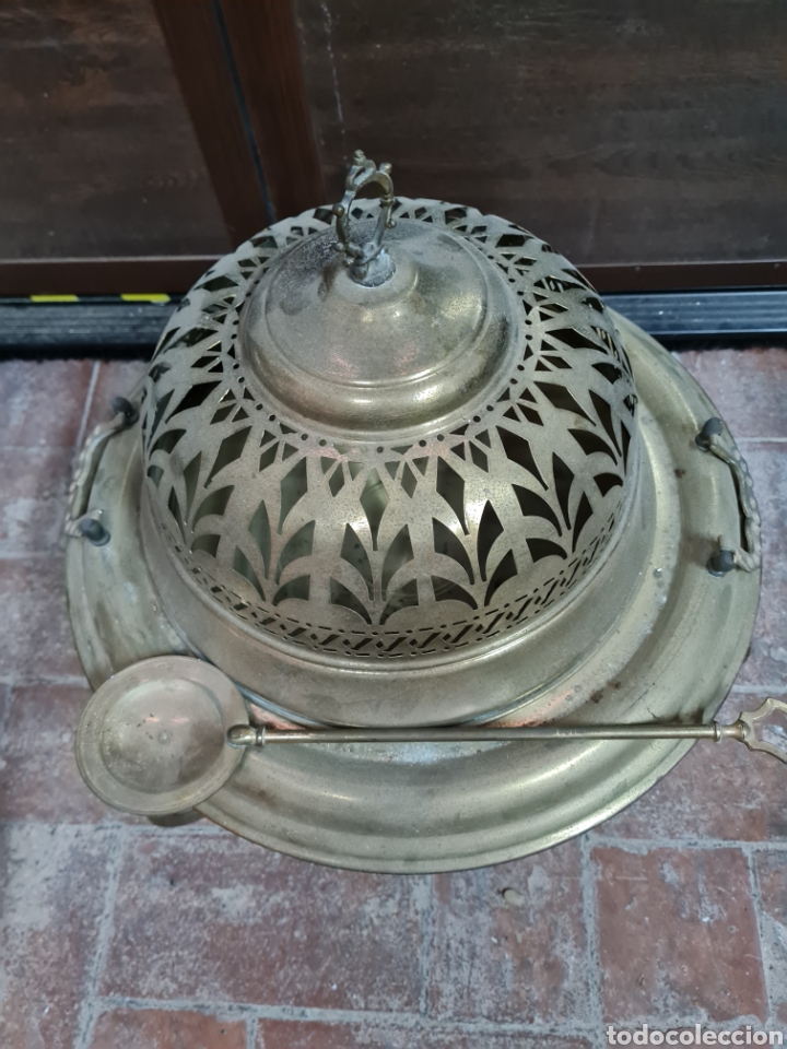Coleccionismo: Antiguo brasero de bronze - Foto 1
