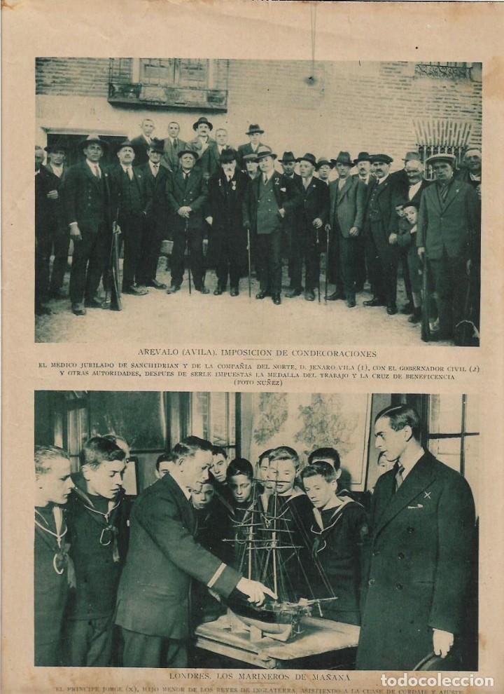 Coleccionismo: A&Ntilde;O 1929 RECORTE PRENSA AREVALO AVILA CONDECORACIONES JENARO VILA MEDICO JUBILADO SANCHIDRIAN