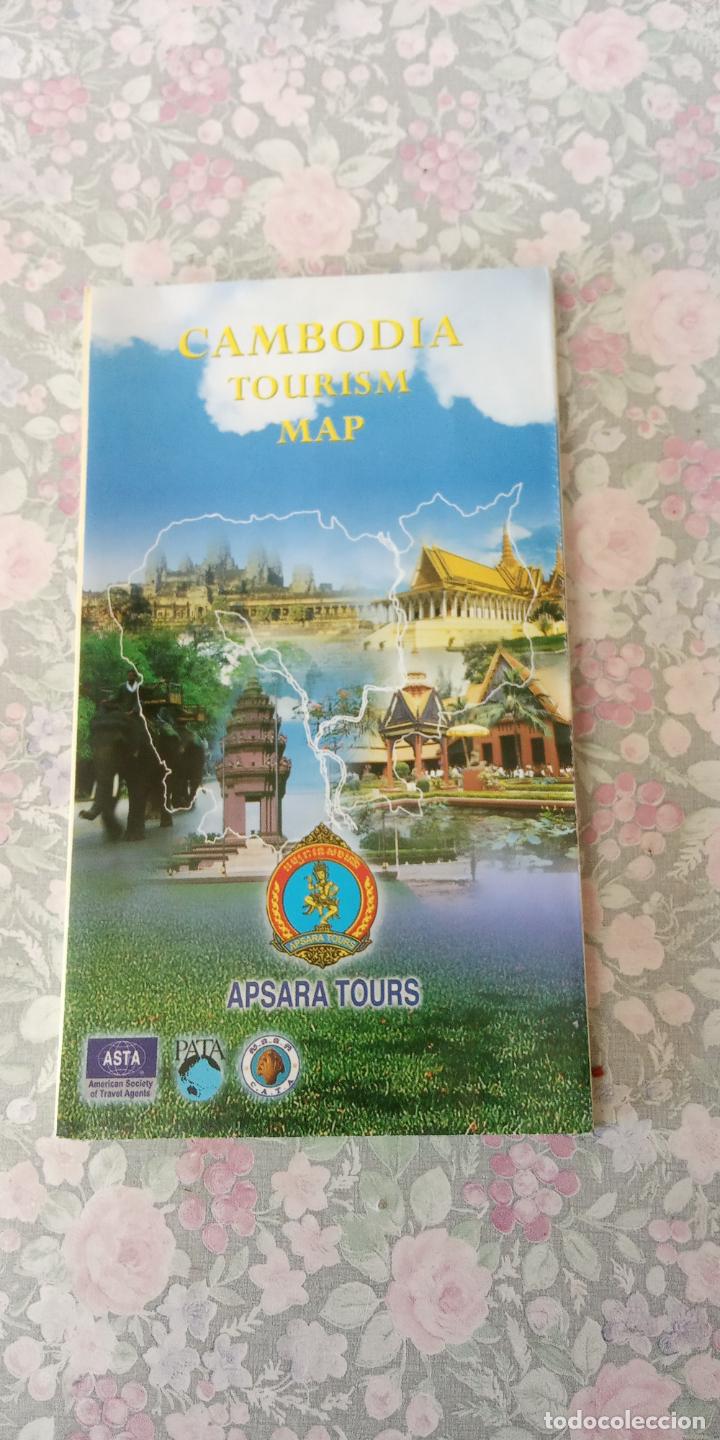 Coleccionismo: CAMBODIA TOURISM MAP.