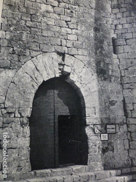 Coleccionismo: PE&Ntilde;ISCOLA CASTELLON ANTIGUA LAMINA HUECOGRABADO