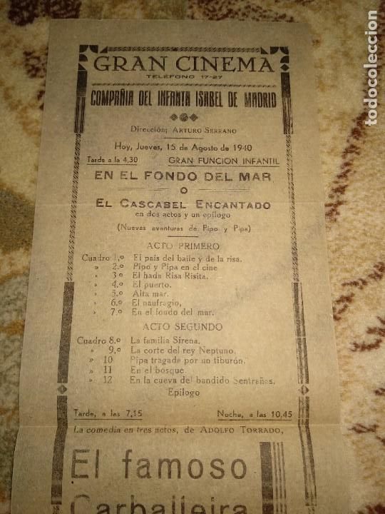 Coleccionismo: Programa Gran Cinema Isabel Garc&eacute;s - Foto 3