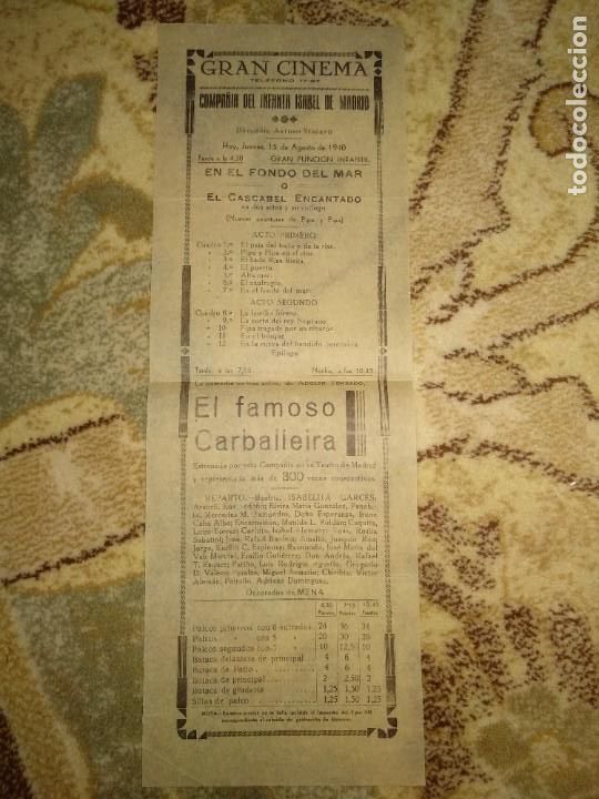 Coleccionismo: Programa Gran Cinema Isabel Garc&eacute;s - Foto 1