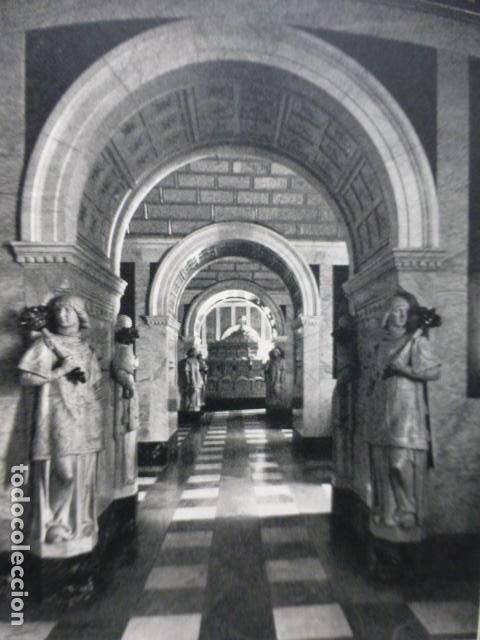 Collecting paper: EL ESCORIAL MADRID ANTIGUO HUECOGRABADO
