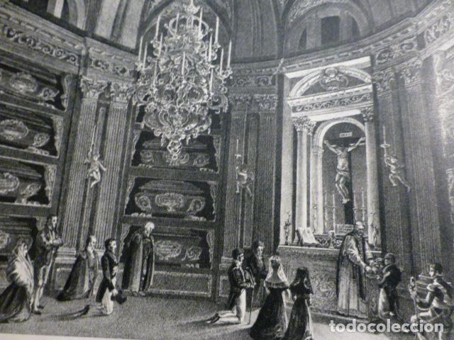 Coleccionismo: EL ESCORIAL MADRID ANTIGUO HUECOGRABADO