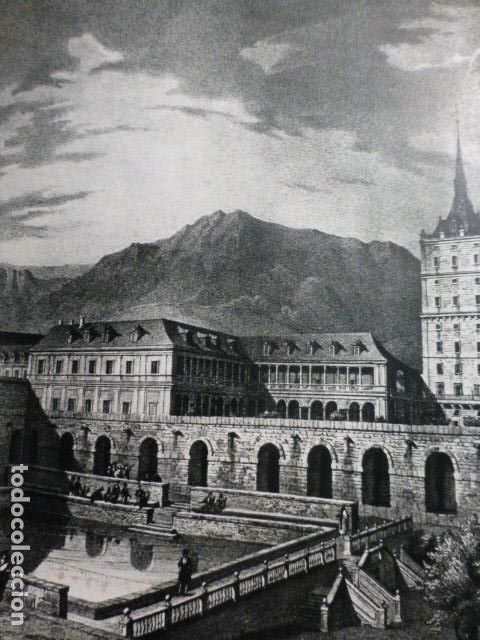 Coleccionismo: EL ESCORIAL MADRID ANTIGUO HUECOGRABADO