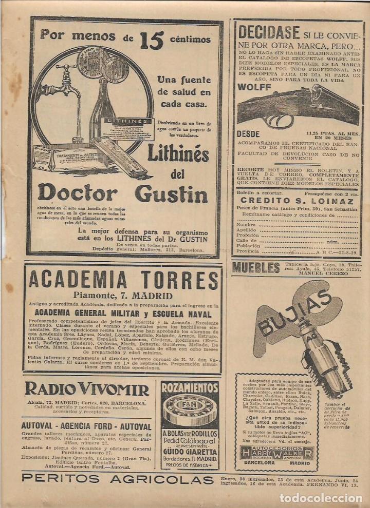 Sammelleidenschaft Papier: A&Ntilde;O 1929 RECORTE PRENSA PUBLICIDAD LITHINES DOCTOR GUSTIN