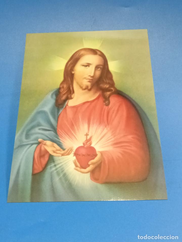 lamina. religión. imagen sagrado corazón de jes - Compra venta en ...