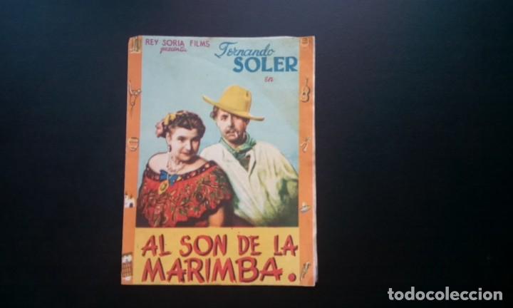 Coleccionismo: PROGRAMA DE MANO DE CINE DOBLE &rdquo;AL SON DE LA BIMBA&rdquo; , - Foto 1