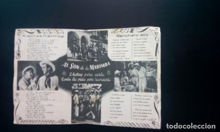 Coleccionismo: PROGRAMA DE MANO DE CINE DOBLE &rdquo;AL SON DE LA BIMBA&rdquo; , - Foto 3
