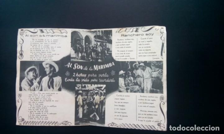 Coleccionismo: PROGRAMA DE MANO DE CINE DOBLE &rdquo;AL SON DE LA BIMBA&rdquo; , - Foto 4