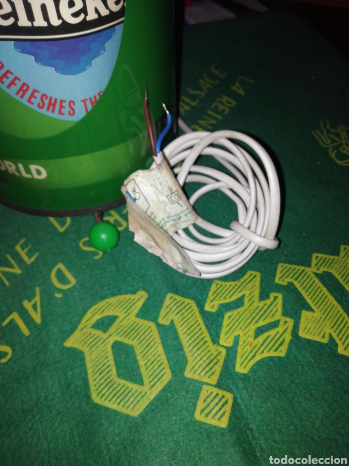 Coleccionismo: L&aacute;mpara giratoria Heineken - Foto 4
