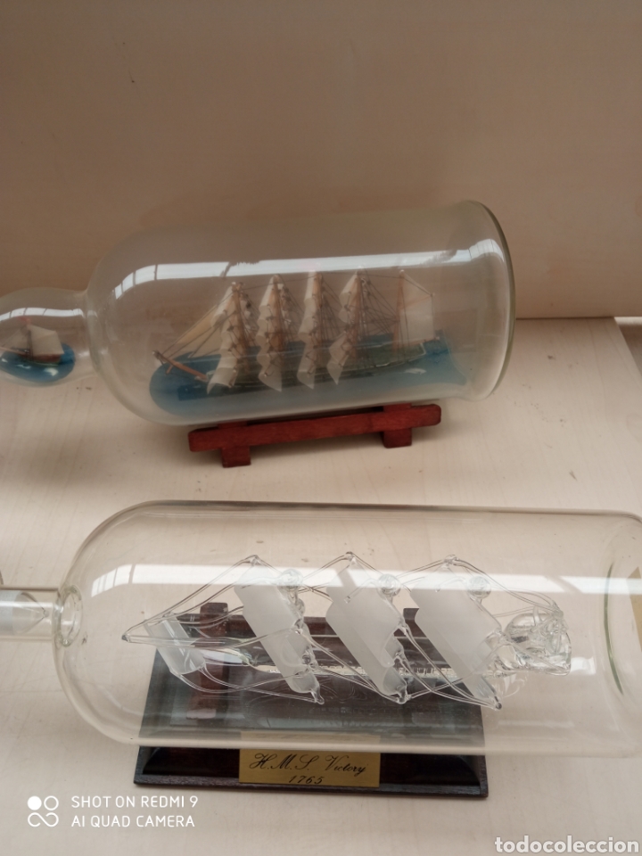 Coleccionismo: Colecci&oacute;n 5 barcos en botella - Foto 7