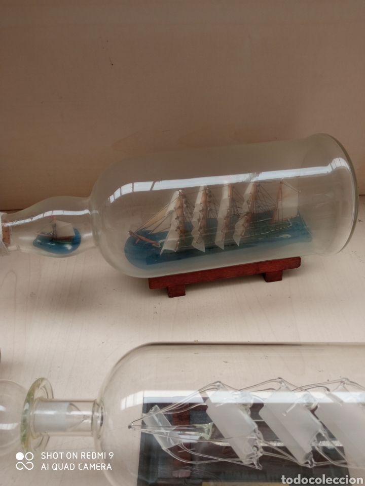 Coleccionismo: Colecci&oacute;n 5 barcos en botella - Foto 10