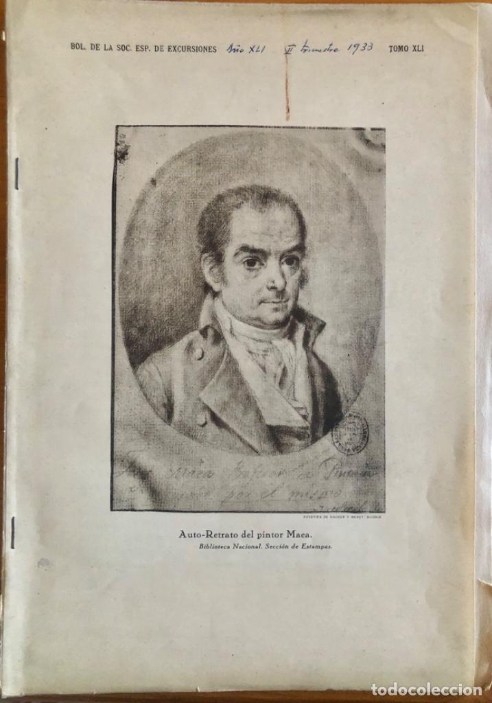 Colecionismo: JOSE MAEA- PINTOR- SOC. ESPA&Ntilde;OLA DE EXCURSIONES- TOMAS ESTEVEZ 1933