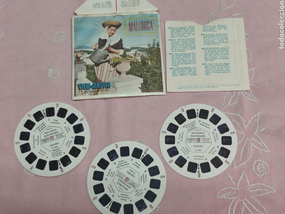 Coleccionismo: VIEW MASTER Mallorca Islas Baleares 3 discos - Foto 2