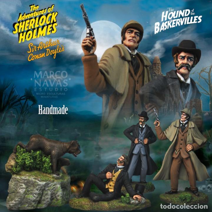 Coleccionismo: Sherlock Holmes, El perro de los Baskervilles, Las figuras