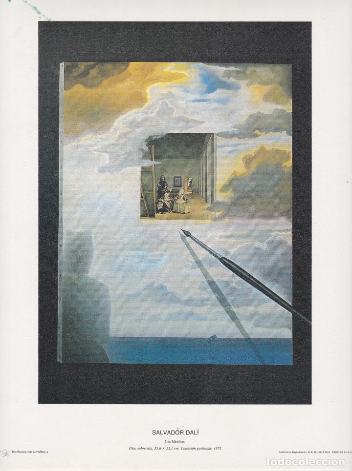 Coleccionismo: LAMINA SALVADOR DAL&Iacute;, LAS MENINAS, DISTRIBUCIONS D'ART SURREALISTA &ndash; 1972