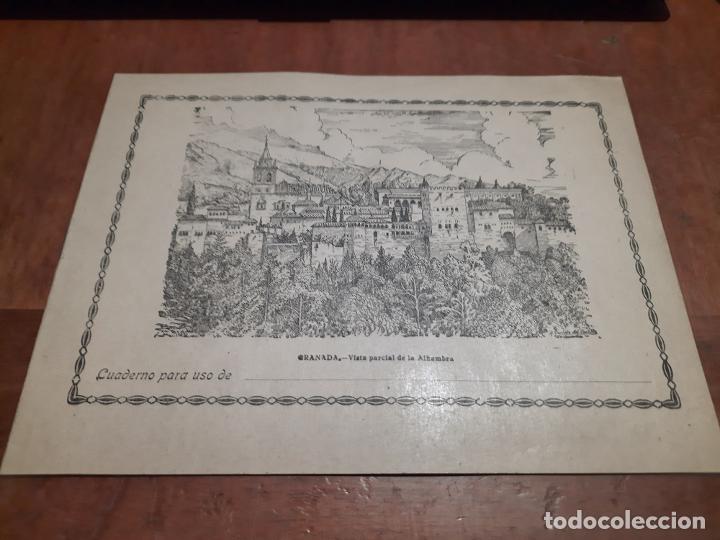Collectionnisme: LIBRETA VISTA PARCIAL DE LA ALHAMBRA. A&Eacute;REA. APAISADA DE UNA LINEA. GRAPA. BUEN ESTADO. DIFICIL