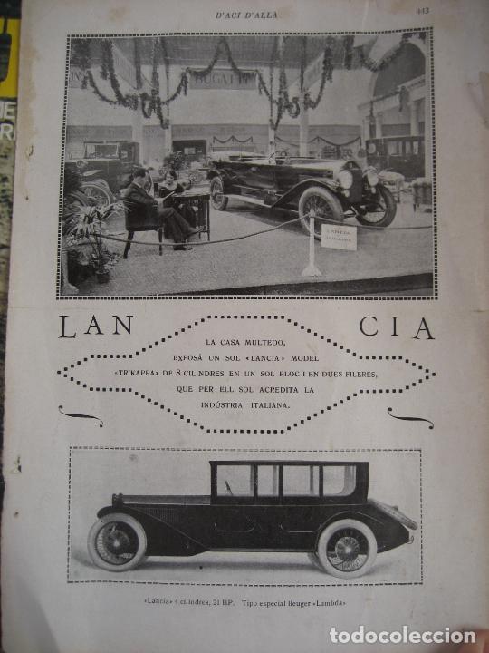 Coleccionismo: Lancia . Trikappa y Lambda. Anuncio a&ntilde;os 20. 24 x 17 cm.