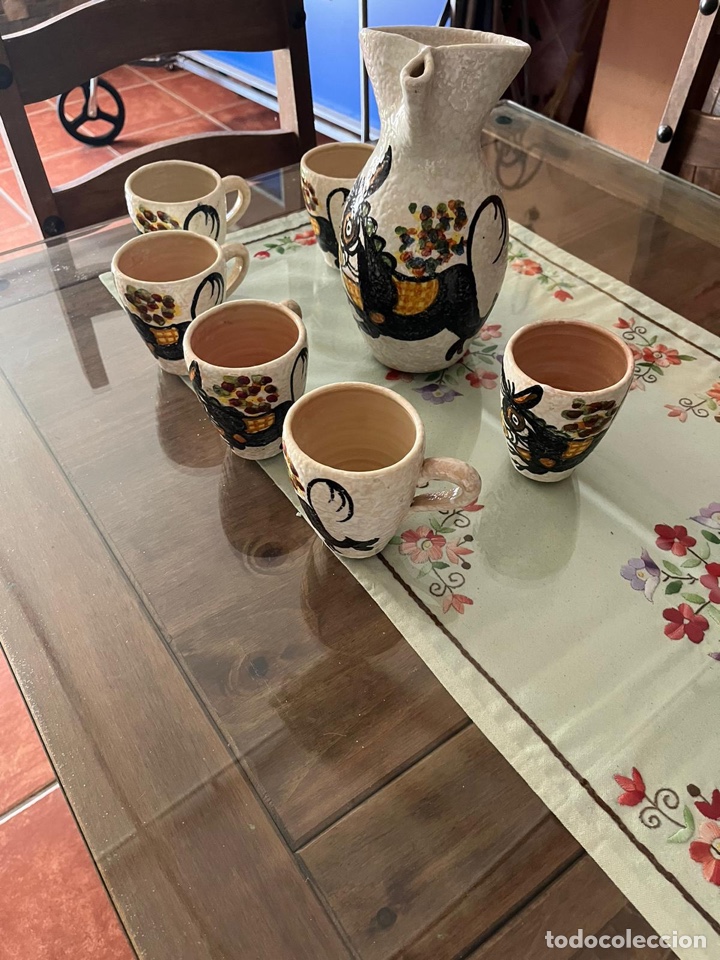 Coleccionismo: Juego de jarras de vino - Foto 2