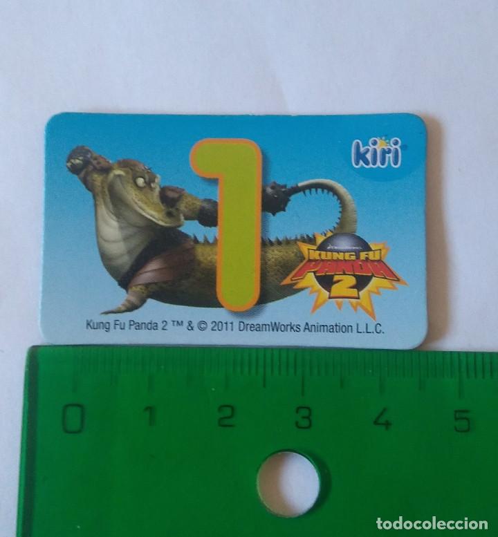 Coleccionismo: Iman promocional queso quesitos kiri kung fu panda numero 1 cocodrilo