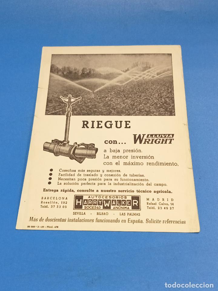 Coleccionismo: PUBLICIDAD. RIEGE CON LLUVIA WRIGHT. HARRY WALKER. A&Ntilde;OS 50. VER. 12 X 16 CM