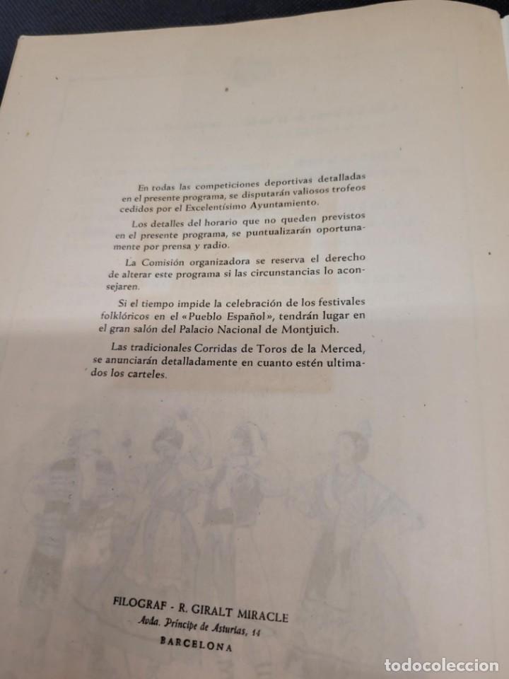 Coleccionismo: Festes de la Merc&egrave; 1952 - Foto 3
