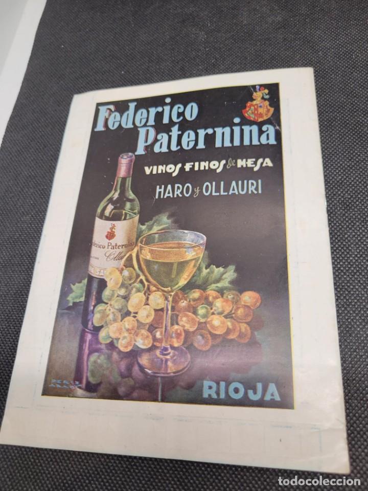 Coleccionismo: Programa Restaurante Espect&aacute;culo El Cortino a&ntilde;o 1954 Barcelona - Foto 2