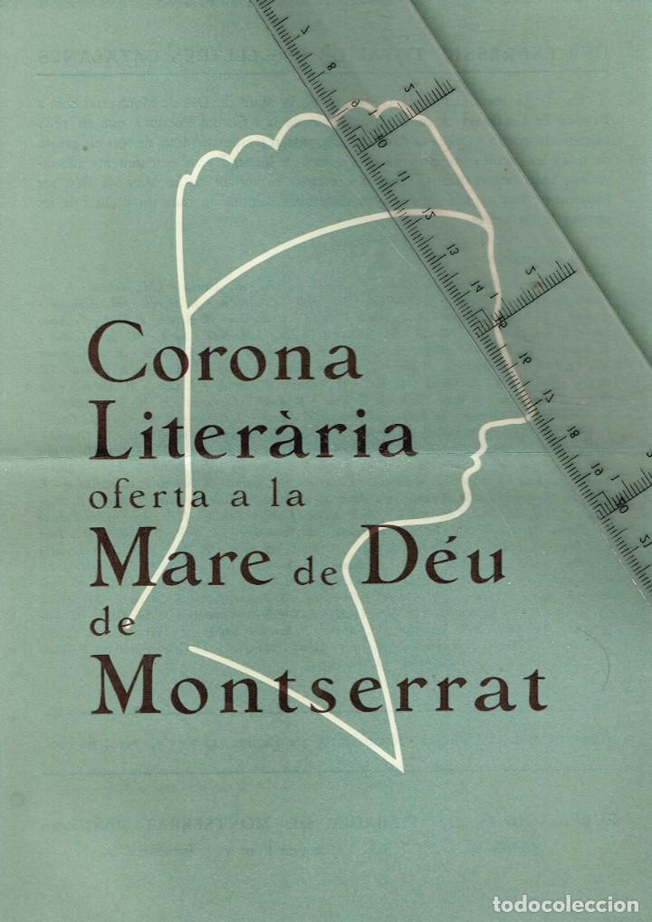 Coleccionismo: 1956 circa. 4 Pasquines Publicidad Libros Editados por &rdquo;Publicacions de l&acute;Abadia de Montserrat&rdquo;