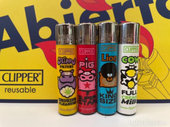 Coleccionismo: Old set clipper NEVER USED - Mechero