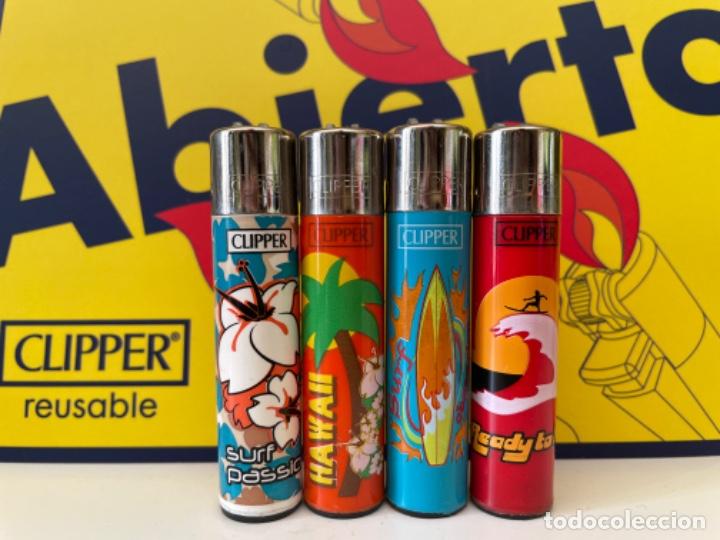 Coleccionismo: Old set clipper -NEVER USED- Mechero - Foto 1