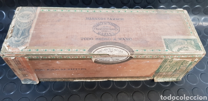 Coleccionismo: Caja de puros Habanos 100 Farachitos Flor Fina Francisco Farach Habana Cuba
