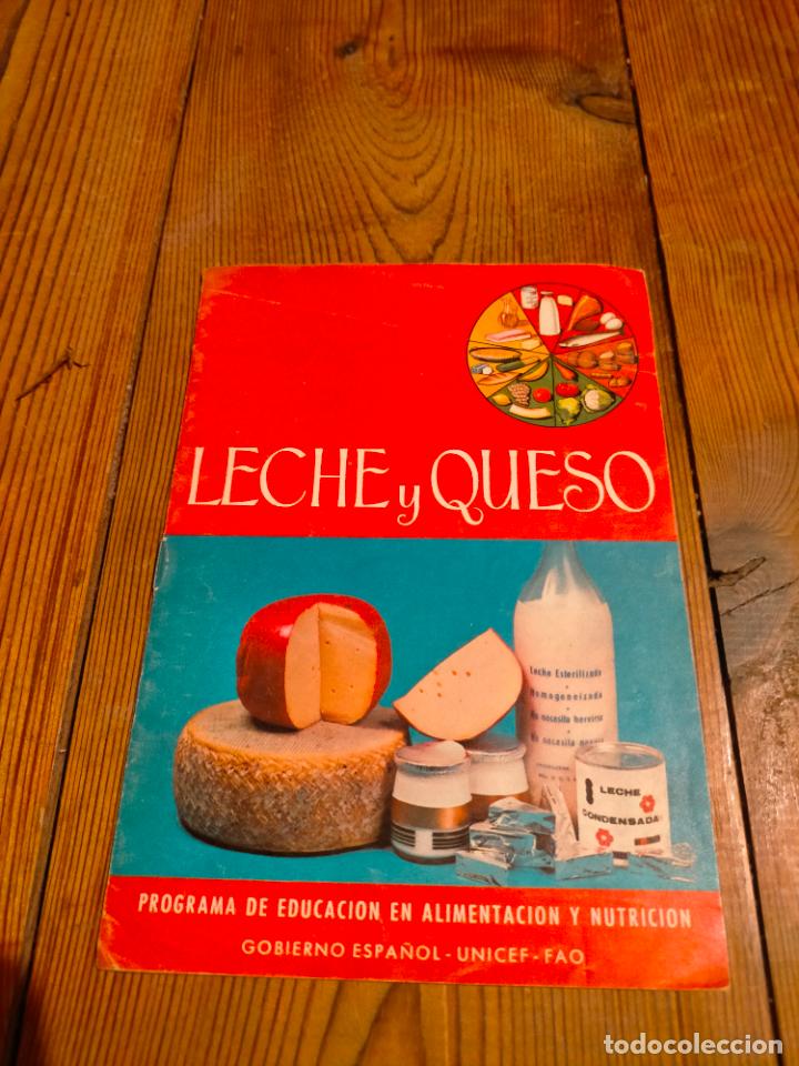 Sammelleidenschaft Papier: LECHE Y QUESO PROGRAMA DE EDUCACION EN ALIMENTACION Y NUTRICION GOBIERNO ESPA&Ntilde;OL UNICEF FAO 1971