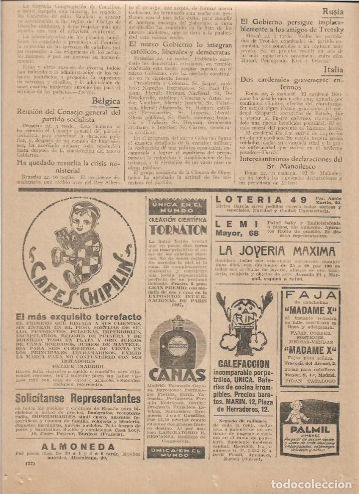 Colecionismo: A&Ntilde;O 1927 RECORTE PRENSA PUBLICIDAD CAFE CAFES CHIPILIN TORREFACTO