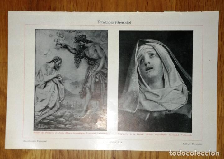 Coleccionismo: L&Aacute;MINA. FERN&Aacute;NDEZ (Gregorio) : Relieve del Bautismo de Jes&uacute;s... ; La Piedad. - Espasa-Calpe, 1924