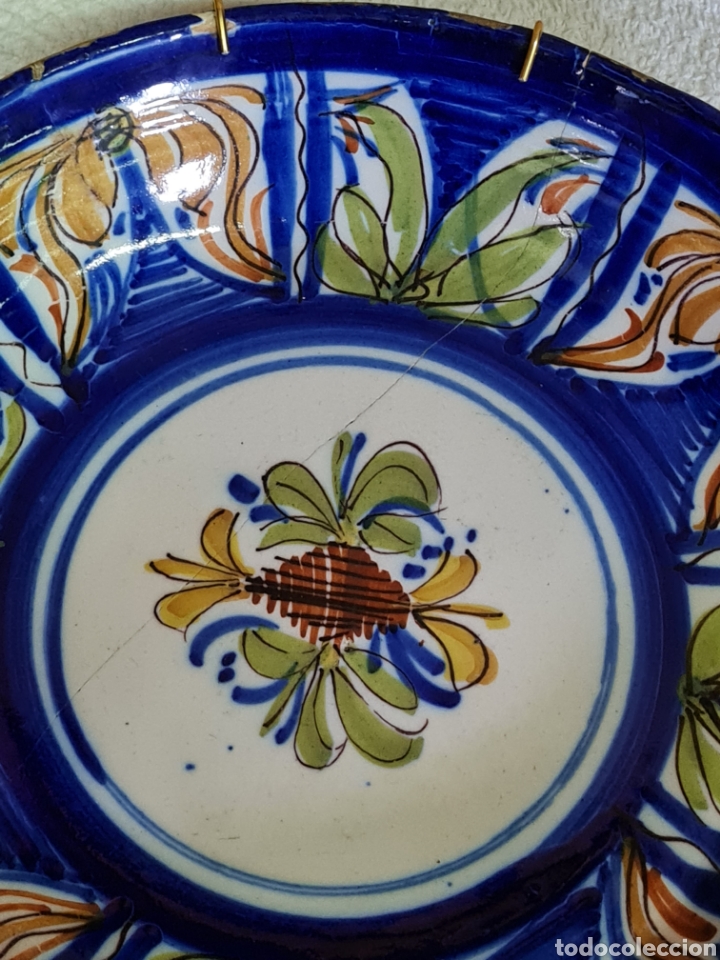 Coleccionismo: Plato antiguo con firma - Foto 3