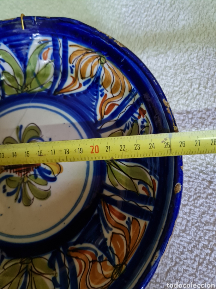 Coleccionismo: Plato antiguo con firma - Foto 6