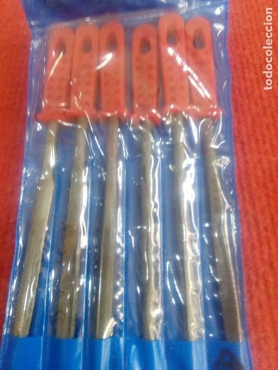 Coleccionismo: LIMAS PRECISI&Oacute;N JUEGO EN FUNDA NUEVAS SIN UTILIZAR - Foto 1