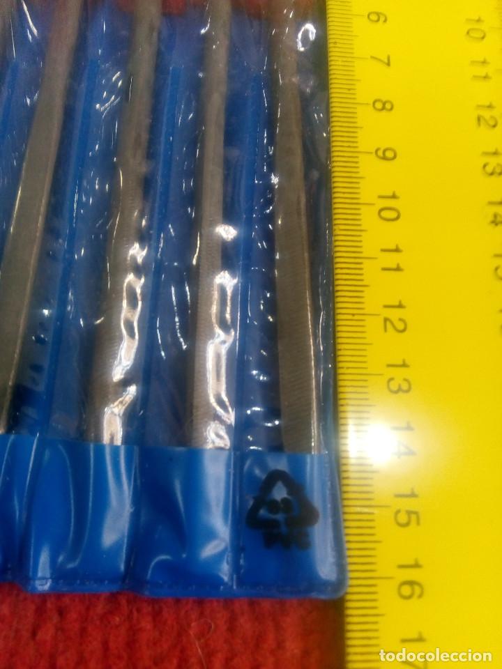 Coleccionismo: LIMAS PRECISI&Oacute;N JUEGO EN FUNDA NUEVAS SIN UTILIZAR - Foto 3