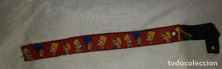 Coleccionismo: Antigua pulsera de velcro de los simpsons a&ntilde;os 2000