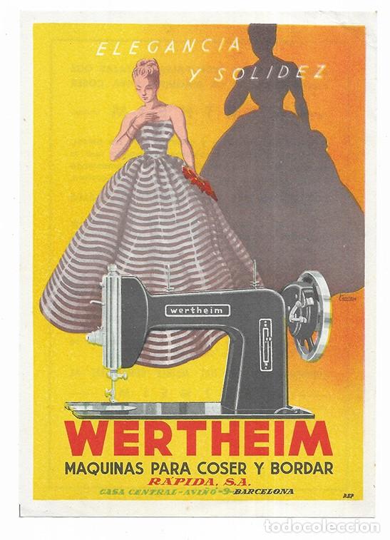 Coleccionismo: Wertheim Maquinas para coser y bordar. R&aacute;pida, S.A.