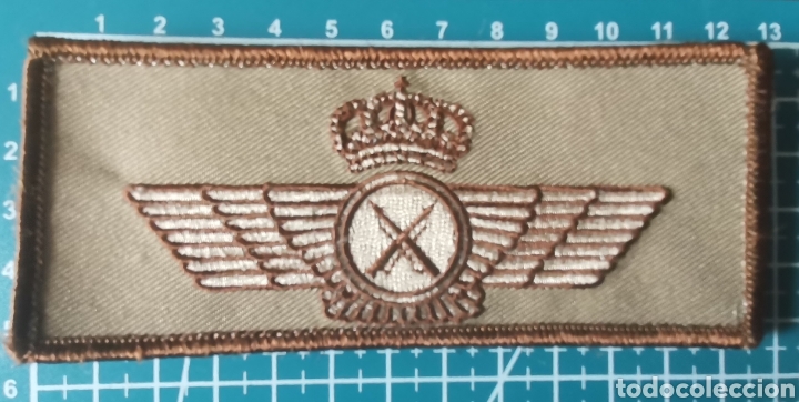Coleccionismo: Parche bordado velcro ROQUISQUI SEGURIDAD EJ&Eacute;RCITO DEL &Aacute;IRE ESPA&Ntilde;A ROKISKI