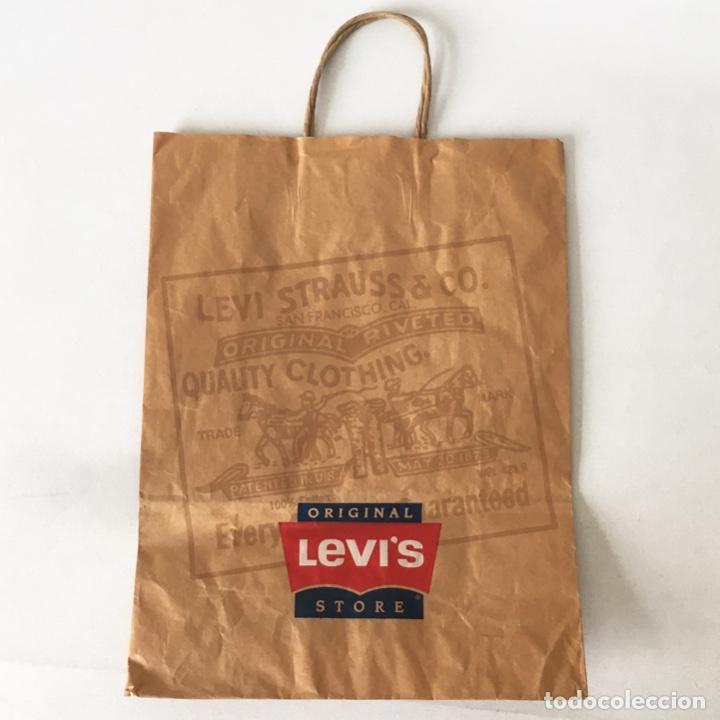 Coleccionismo: BOLSA PAPEL PUBLICIDAD ORIGINAL LEVI'S STORE